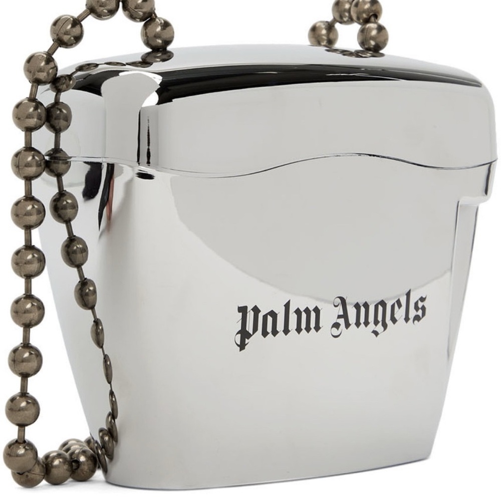 Palm Angels Metallic Silver Crossbody